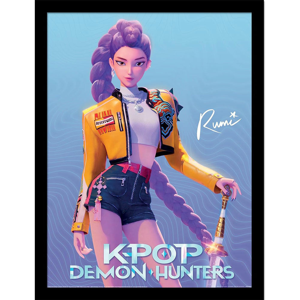 K-Pop Demon Hunters Rumi Picture 16 x 12 - Shop Framed Prints At Gift Moments - 1