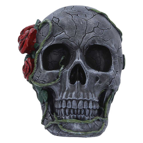 Twilight Bloom Gothic Skull Figurine - Shop Figurines Medium (15-29cm) At Gift Moments - 3