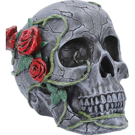 Twilight Bloom Gothic Skull Figurine - Shop Figurines Medium (15-29cm) At Gift Moments - 7