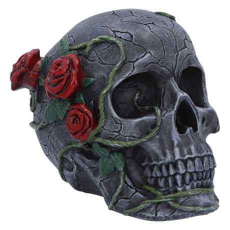 Twilight Bloom Gothic Skull Figurine - Shop Figurines Medium (15-29cm) At Gift Moments - 2