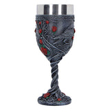 Twilight Bloom Gothic Raven Goblet