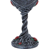 Twilight Bloom Gothic Raven Goblet