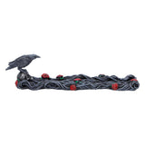 Twilight Bloom Gothic Raven Incense Burner
