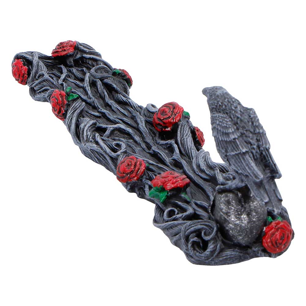 Twilight Bloom Gothic Raven Incense Burner