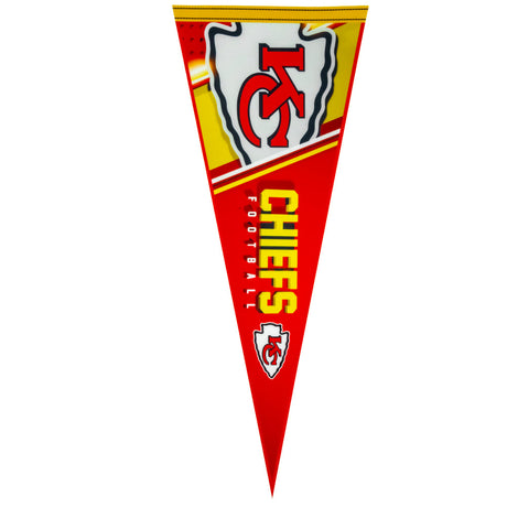 Kansas City Chiefs Classic Felt Wall Pennant: 2 - Flags & Banners By American Sports
