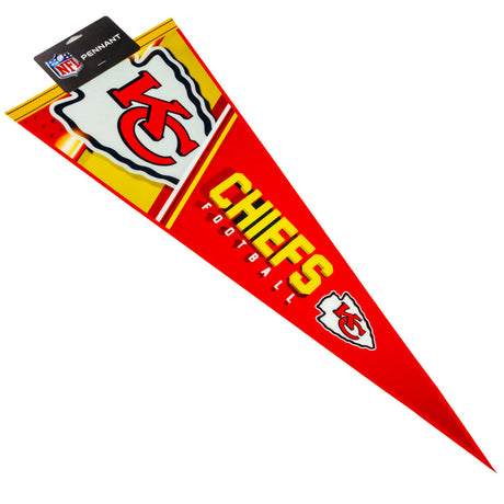 Kansas City Chiefs Classic Felt Wall Pennant: 6 - Flags & Banners By American Sports