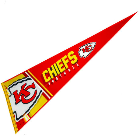Kansas City Chiefs Classic Felt Wall Pennant: 3 - Flags & Banners By American Sports