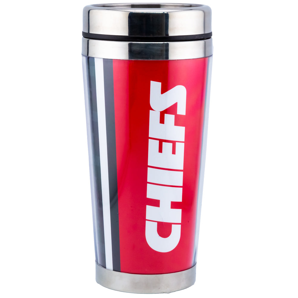 Kansas City Chiefs Thermal Travel Mug: 4 - Mugs By American Sports