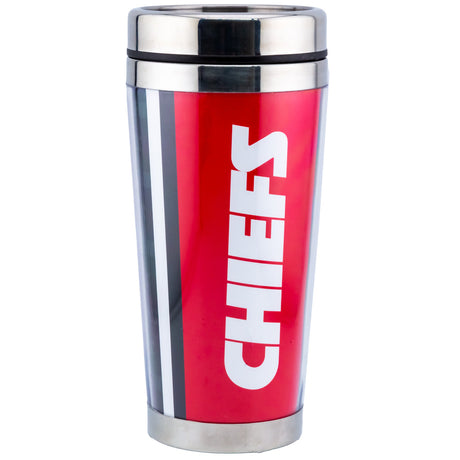 Kansas City Chiefs Thermal Travel Mug: 4 - Mugs By American Sports