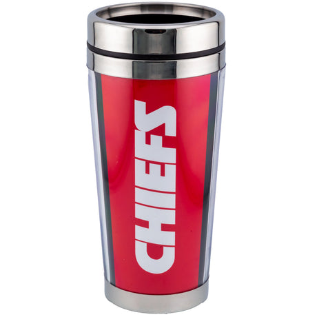 Kansas City Chiefs Thermal Travel Mug: 6 - Mugs By American Sports
