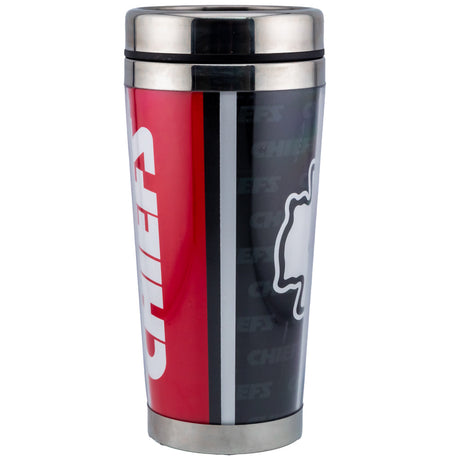 Kansas City Chiefs Thermal Travel Mug: 3 - Mugs By American Sports