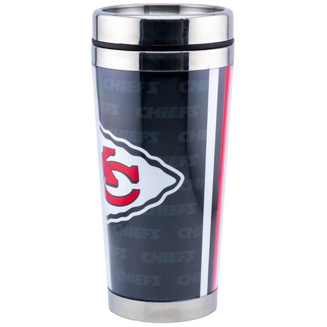 Kansas City Chiefs Thermal Travel Mug: 2 - Mugs By American Sports