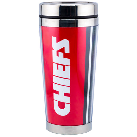 Kansas City Chiefs Thermal Travel Mug: 5 - Mugs By American Sports