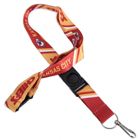 Kansas City Chiefs Detachable Lanyard: 3 - Lanyards By American Sports