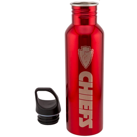 Kansas City Chiefs Stainless Steel Water Bottle: 2 - Water Bottles By American Sports