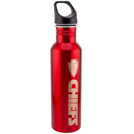 Kansas City Chiefs Stainless Steel Water Bottle: 1 - Water Bottles By American Sports