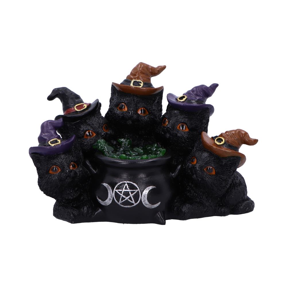Kindle’s Potion Light Up Cats and Cauldron Ornament: 2 - Figures & Collectables By Gift Moments