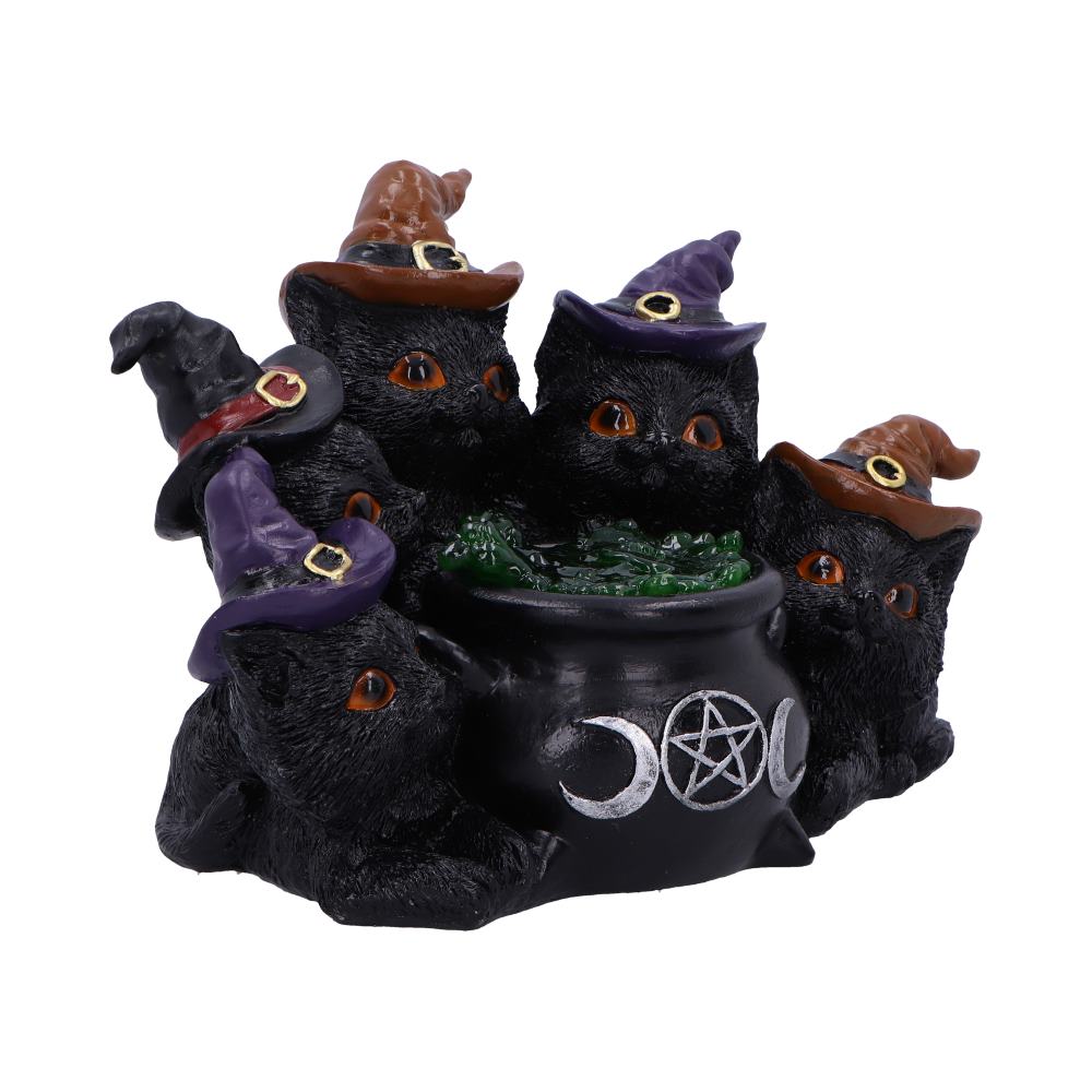 Kindle’s Potion Light Up Cats and Cauldron Ornament: 5 - Figures & Collectables By Gift Moments