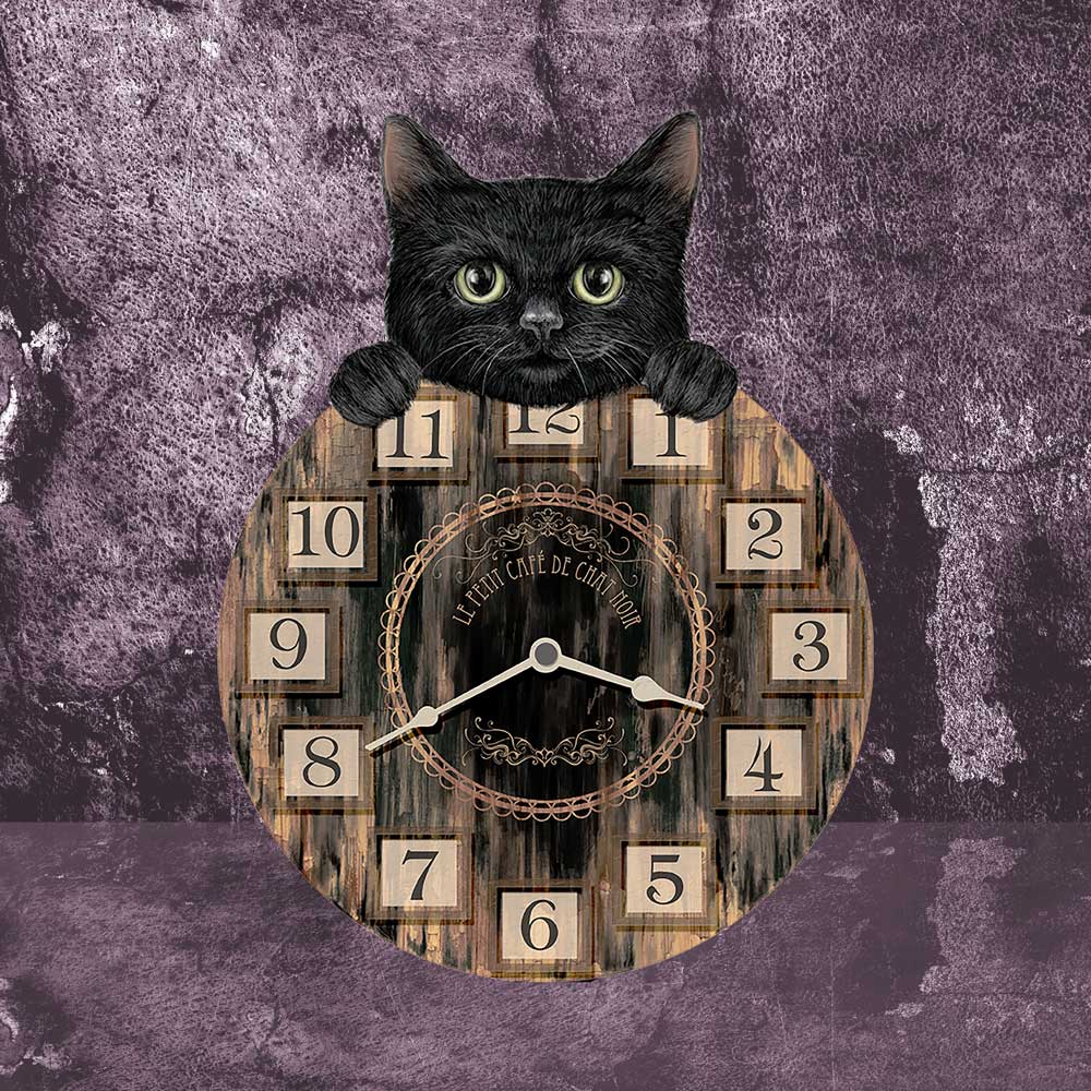 Kitten Tickin’ Cat Pendulum Clock: 1 - Clocks By Gift Moments