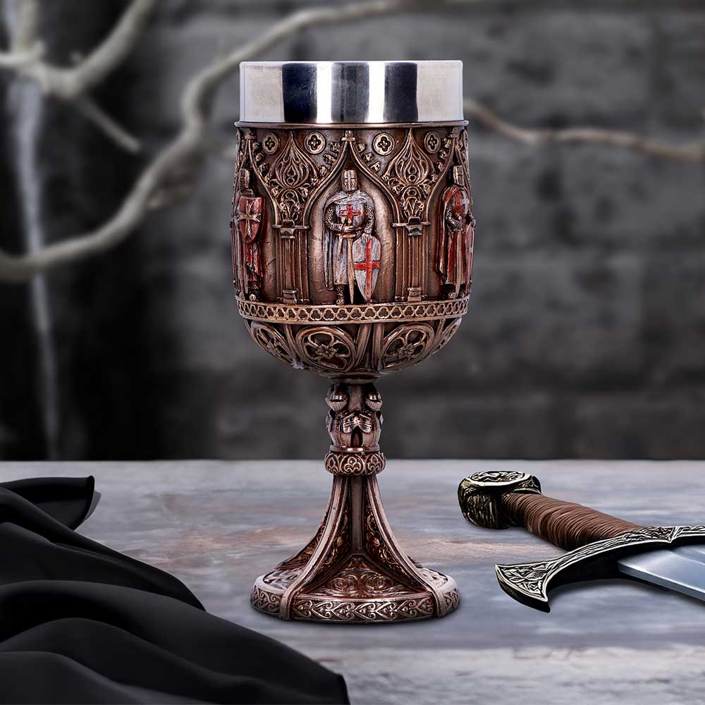 Knights Templar Goblet A Majestic Tribute to History: 1 - Goblets & Chalices By NN Designs