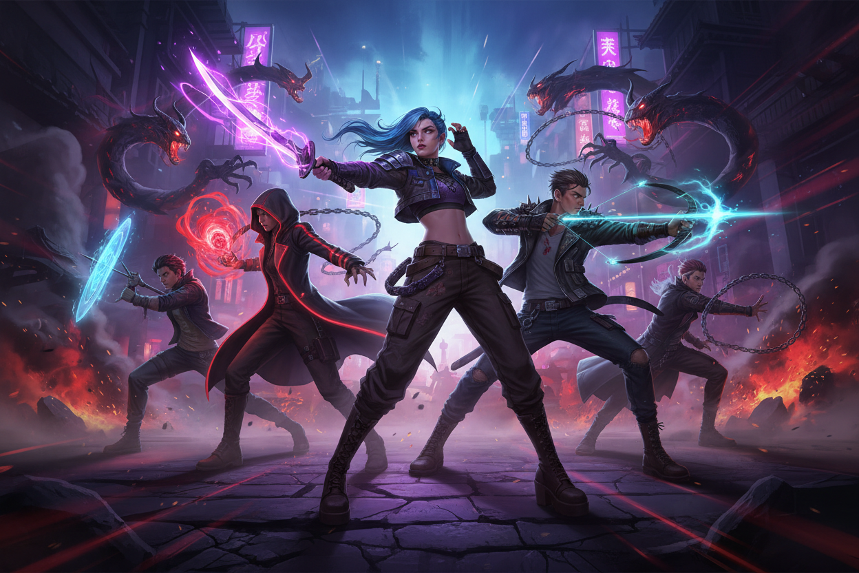 kpop demon hunters promo image