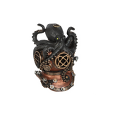 Kraken on Diver’s Helmet Backflow Incense Burner: 3 - Incense Holders By Gift Moments