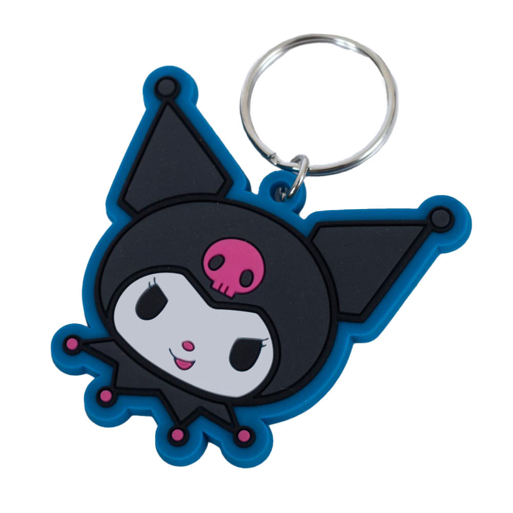 Kuromi Smile PVC Keyring: 2 Keyrings By Kuromi