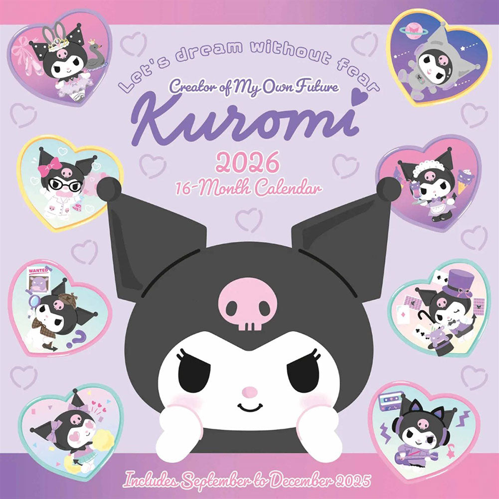 Kuromi Square Calendar 2026: 1 - Calendars By Kuromi