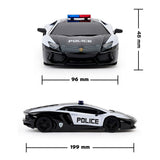 Lamborghini Aventador Radio Controlled Car 1:24 Scale Police - Shop Toys At Gift Moments - 5