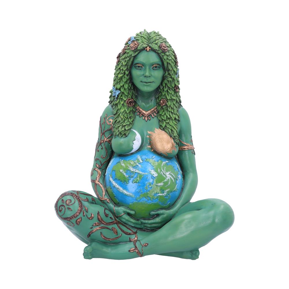 Large Ethereal Mother Earth Gaia Art Statue Painted Figurine: 2 - Figures & Collectables By NN Designs