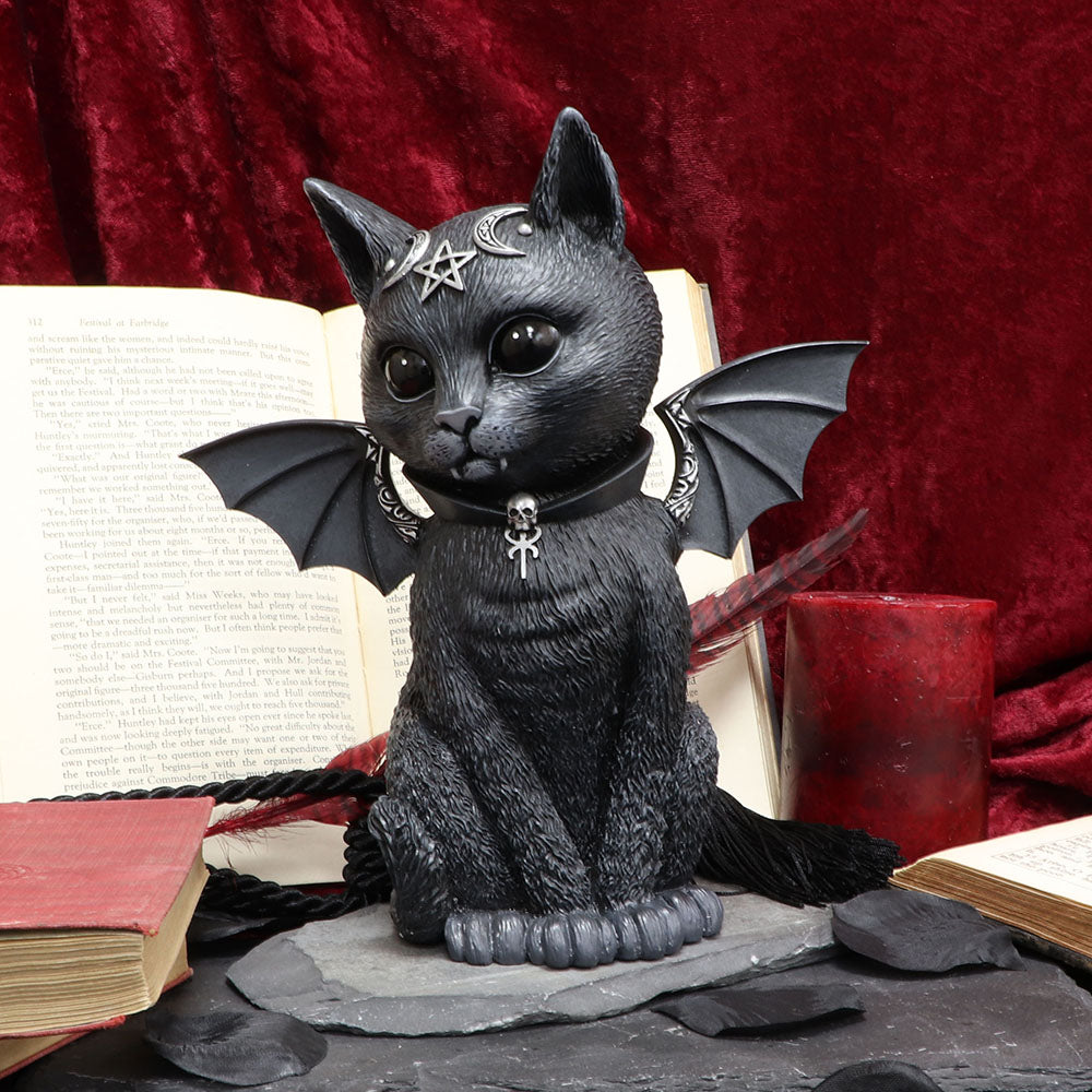 Large Malpuss Winged Occult Cat Figurine: 1 - Figures & Collectables By NN Designs