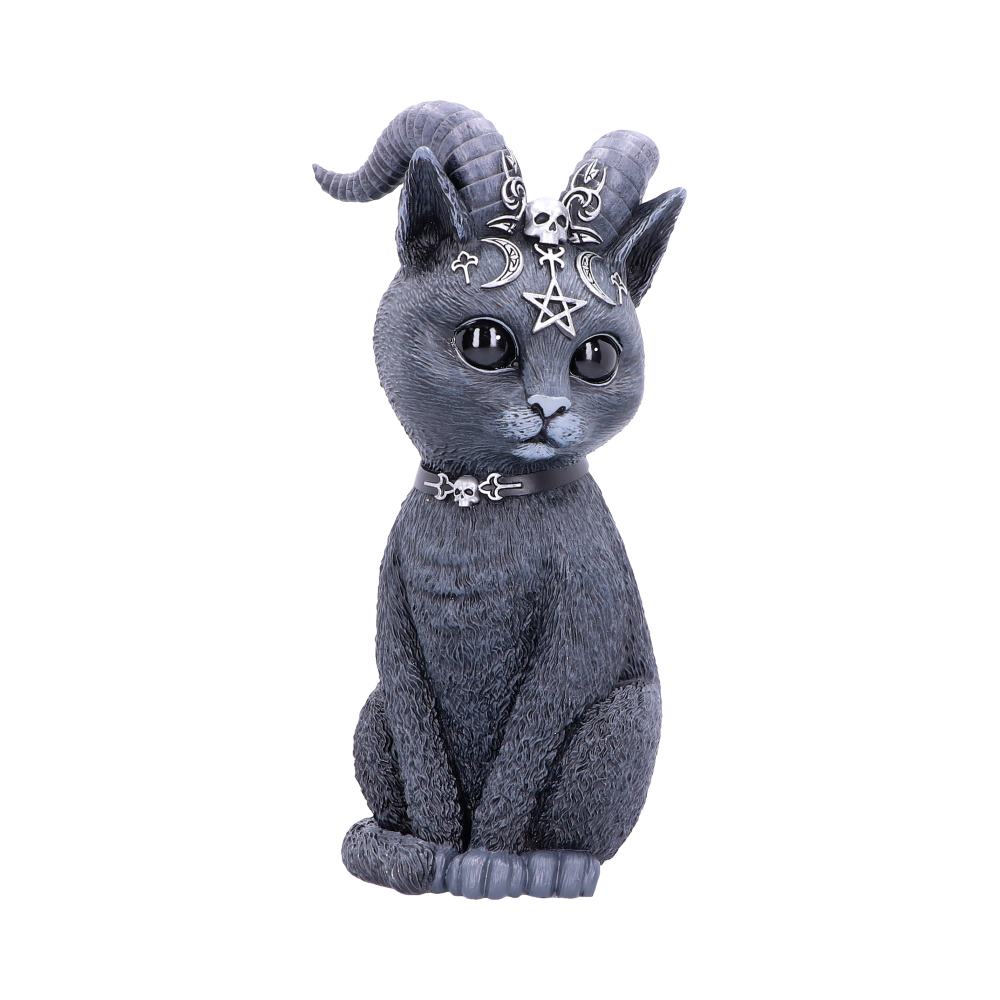 Large Pawzuph Horned Occult Cat Figurine: 2 - Figures & Collectables By NN Designs