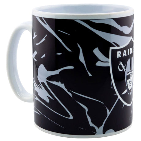 Las Vegas Raiders Camo Ceramic Mug: 3 - Mugs By American Sports