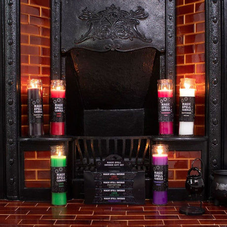 Lavender ’Prosperity’ Spell Tube Candle: 3 - Candles By Gift Moments