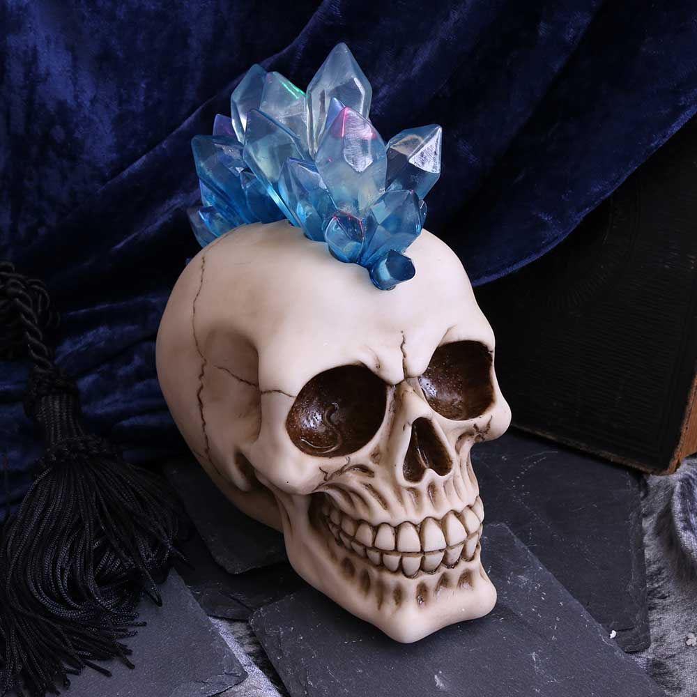 LED Crystal Mohawk Hawk Skull 18cm: 1 - Figures & Collectables By Gift Moments