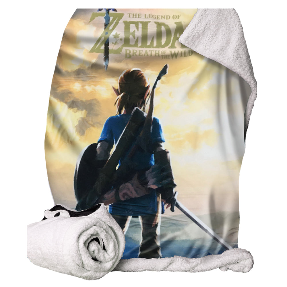 The Legend of Zelda Breath of the Wild Throw Blanket: 2 - Blankets By The Legend Of Zelda