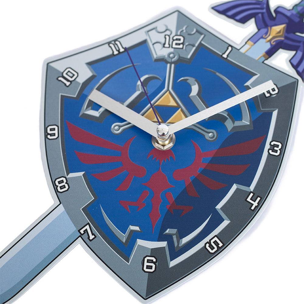 The Legend Of Zelda Metal Wall Clock: 3 - Clocks By The Legend Of Zelda