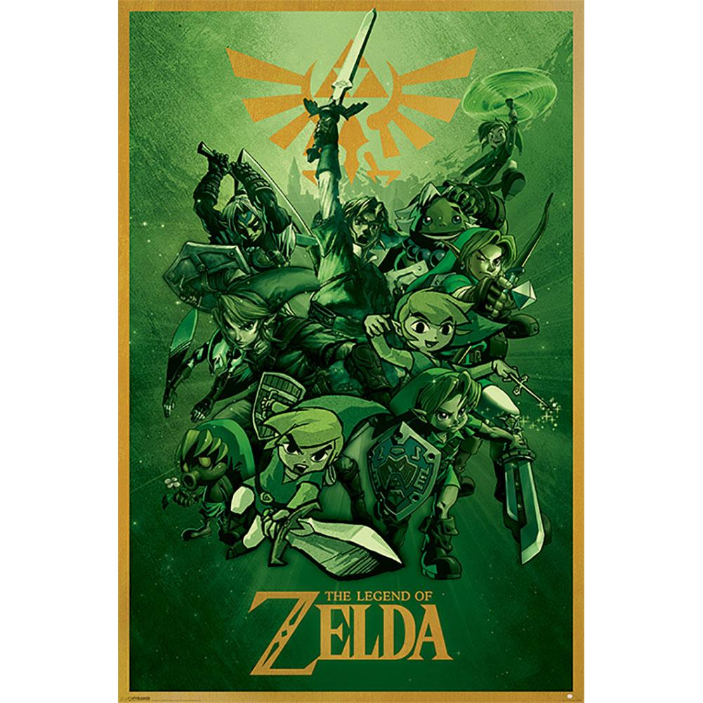 The Legend Of Zelda Poster Link 141: 1 Posters By The Legend Of Zelda