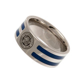 Leicester City FC Colour Stripe Ring Medium: 2 - Jewellery By Leicester City
