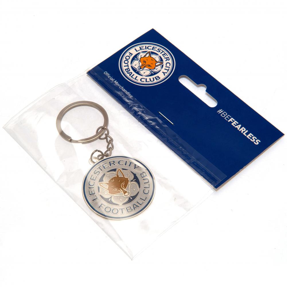 Leicester City FC Crest Keyring: 4 Keyrings By Leicester City