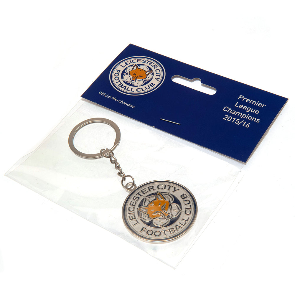 Leicester City FC Premier League Champions Keyring: 3 Keyrings By Leicester City
