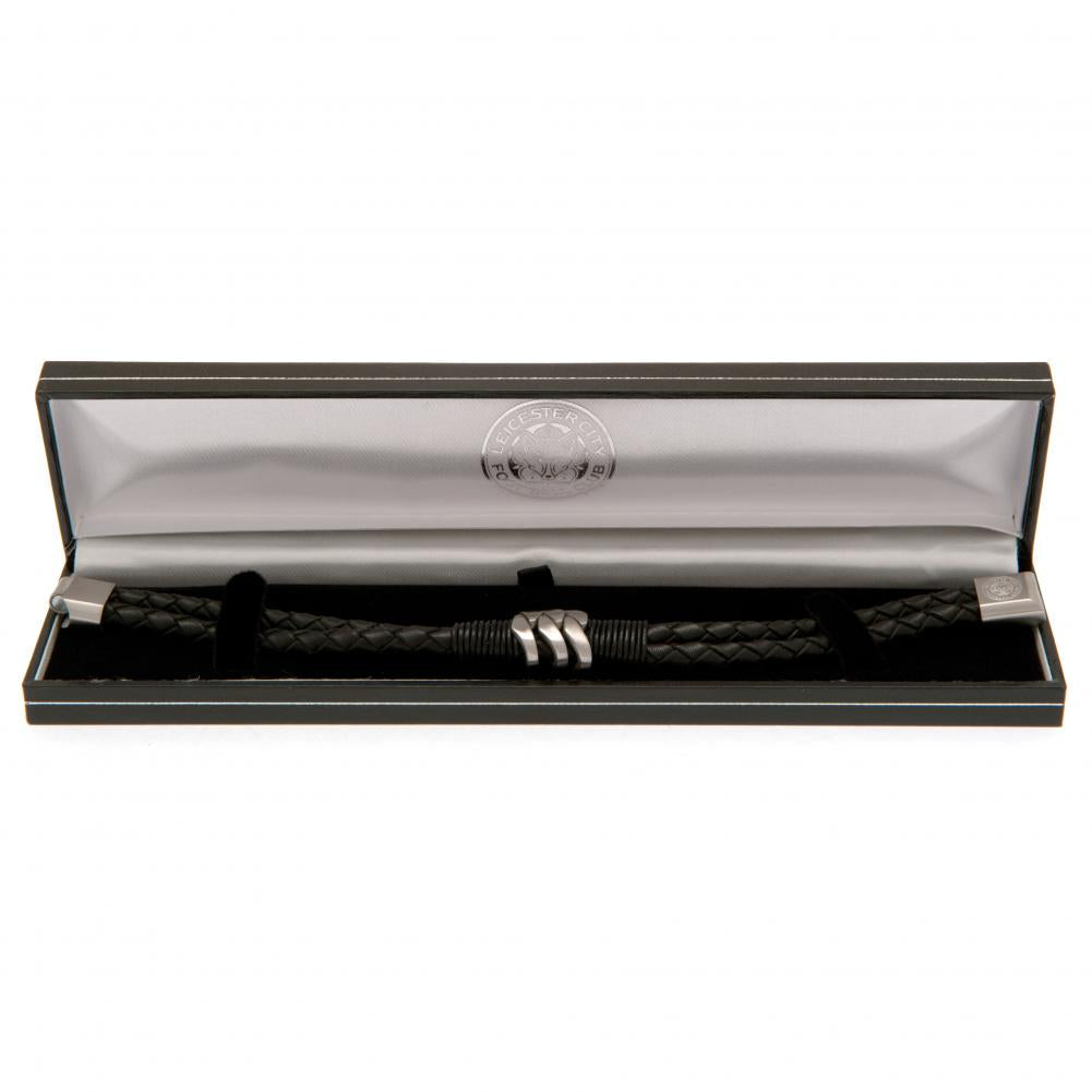 Leicester City FC Leather Bracelet - Shop Jewellery At Gift Moments - 3