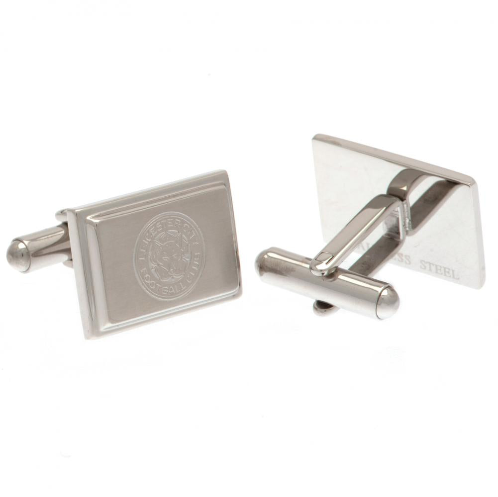 Leicester City FC Tie Slide & Cufflink Set: 3 - Cufflinks & Tie Slides By Leicester City