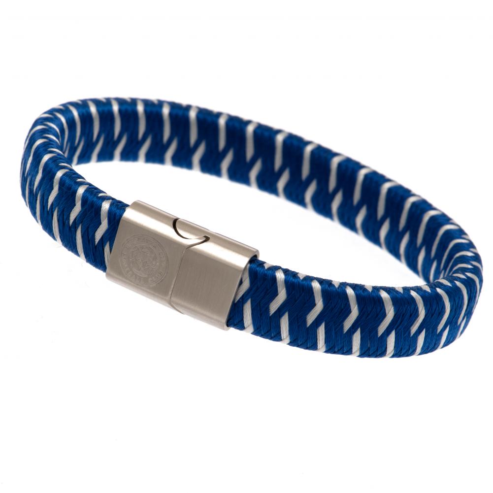 Leicester City FC Woven Bracelet - Shop Jewellery At Gift Moments - 1