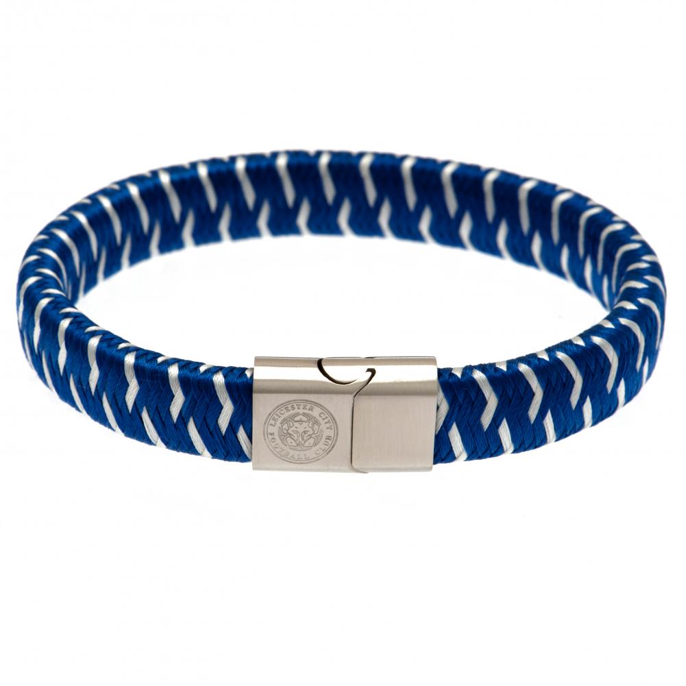 Leicester City FC Woven Bracelet: 2 - Jewellery By Leicester City