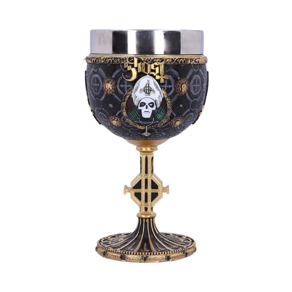 Licensed Ghost Papa Emeritus III Gold Goblet - Shop Goblets & Chalices At Gift Moments - 2