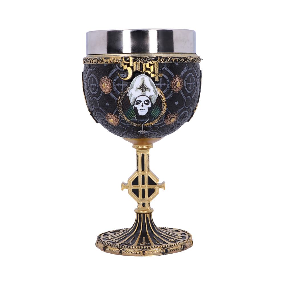 Licensed Ghost Papa Emeritus III Gold Goblet - Shop Goblets & Chalices At Gift Moments - 4