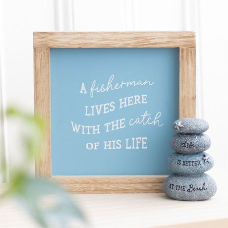 Life is Better at the Beach Resin Stone Ornament: 5 - Ornaments By Gift Moments