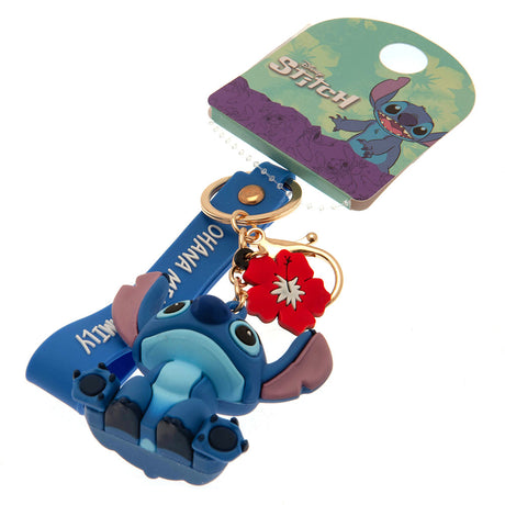 Stitch 3D Vinyl Keyring with Message: 4 - Keyrings By Lilo & Stitch