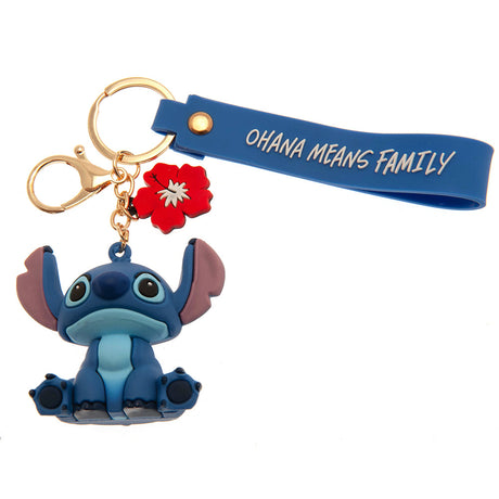Stitch 3D Vinyl Keyring with Message: 1 - Keyrings By Lilo & Stitch
